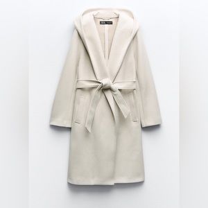 Zara hooded coat